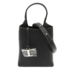 Black Leather Tod's Shoulder Bag