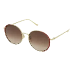 Gold Metal Gucci Sunglasses