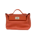 Orange Leather Hermès Handbag