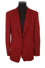 Red Denim Jean Paul Gaultier Blazer