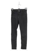 Black Cotton Maje Jeans
