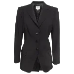 Black Fabric Armani Collezioni Blazer