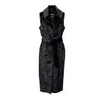 Black Fabric MSGM Coat