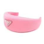 Pink Nylon Prada Hair Accessory