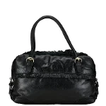 Black Leather Gucci Handbag