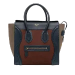 Brown Suede Celine Luggage