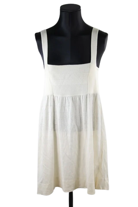 White Polyester DKNY Dress