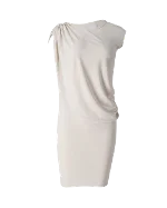 White Polyester Lanvin Dress