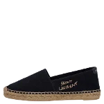 Black Cotton Yves Saint Laurent Espadrilles