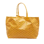 Yellow Fabric Goyard St Louis Tote