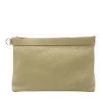 Beige Leather Bottega Veneta Clutch