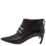 Black Leather Nicholas Kirkwood Boots