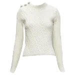 White Cotton Ganni Sweater