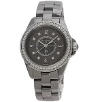 Grey Metal Chanel Watch