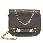 Black Leather Jimmy Choo Crossbody Bag