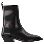 Black Leather Aeyde Boots