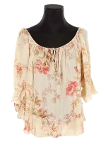 Beige Cotton Ralph Lauren Top