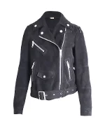 Black Suede Burberry Jacket