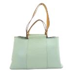 Green Canvas Hermès Tote