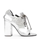 Silver Leather Proenza Schouler Heels