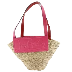 Pink Fabric Christian Louboutin Tote