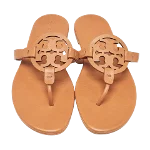 Brown Leather Tory Burch Sandals