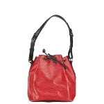 Red Leather Louis Vuitton Petit Noe