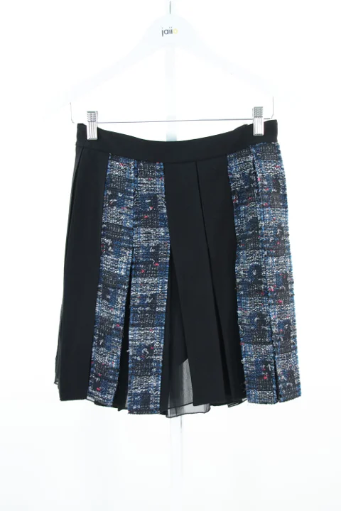 Black Polyester Diane Von Furstenberg Skirt