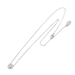 Silver White Gold Cartier Necklace