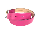 Pink Fur Versace Belt