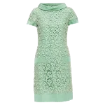 Green Silk Oscar de la Renta Dress