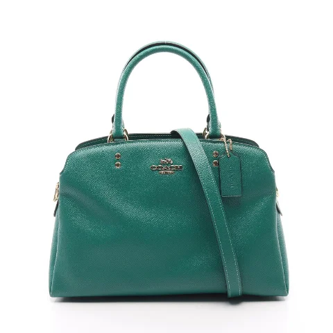 Green Leather Coach Handbag