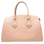 Beige Leather Louis Vuitton Soufflot