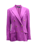 Purple Polyester Ralph Lauren Blazer