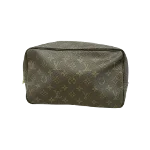 Brown Fabric Louis Vuitton Trousse Toilette