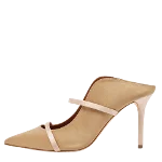 Brown Satin Malone Souliers Mules