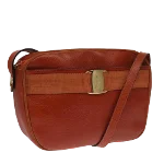 Brown Leather Salvatore Ferragamo Shoulder Bag