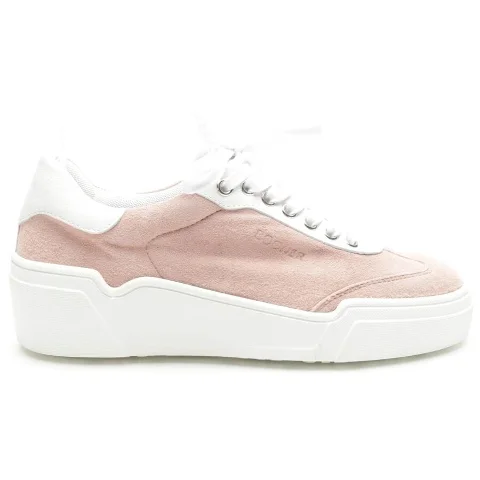 Pink Leather Bogner Sneakers