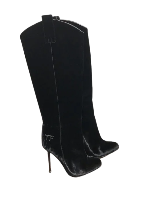 Black Velvet Tom Ford Boots
