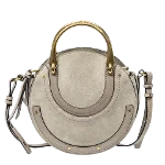 Grey Leather Chloé Handbag