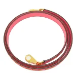 Pink Leather Hermes Strap