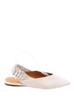 Beige Leather Isabel Marant Flats