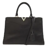 Black Leather Louis Vuitton Tote 