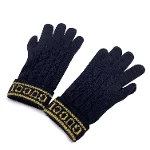Black Wool Gucci Gloves
