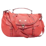 Red Leather Alexander McQueen Shoulder Bag