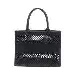 Black Canvas Dior Book Tote