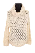 Beige Cotton Mes Demoiselles Sweater