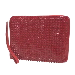 Red Leather Christian Louboutin Clutch