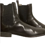 Black Leather Brunello Cucinelli Boots