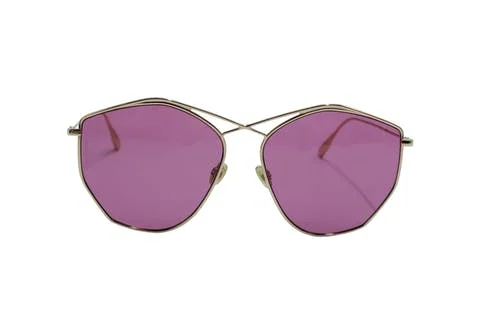 Purple Metal Dior Sunglasses